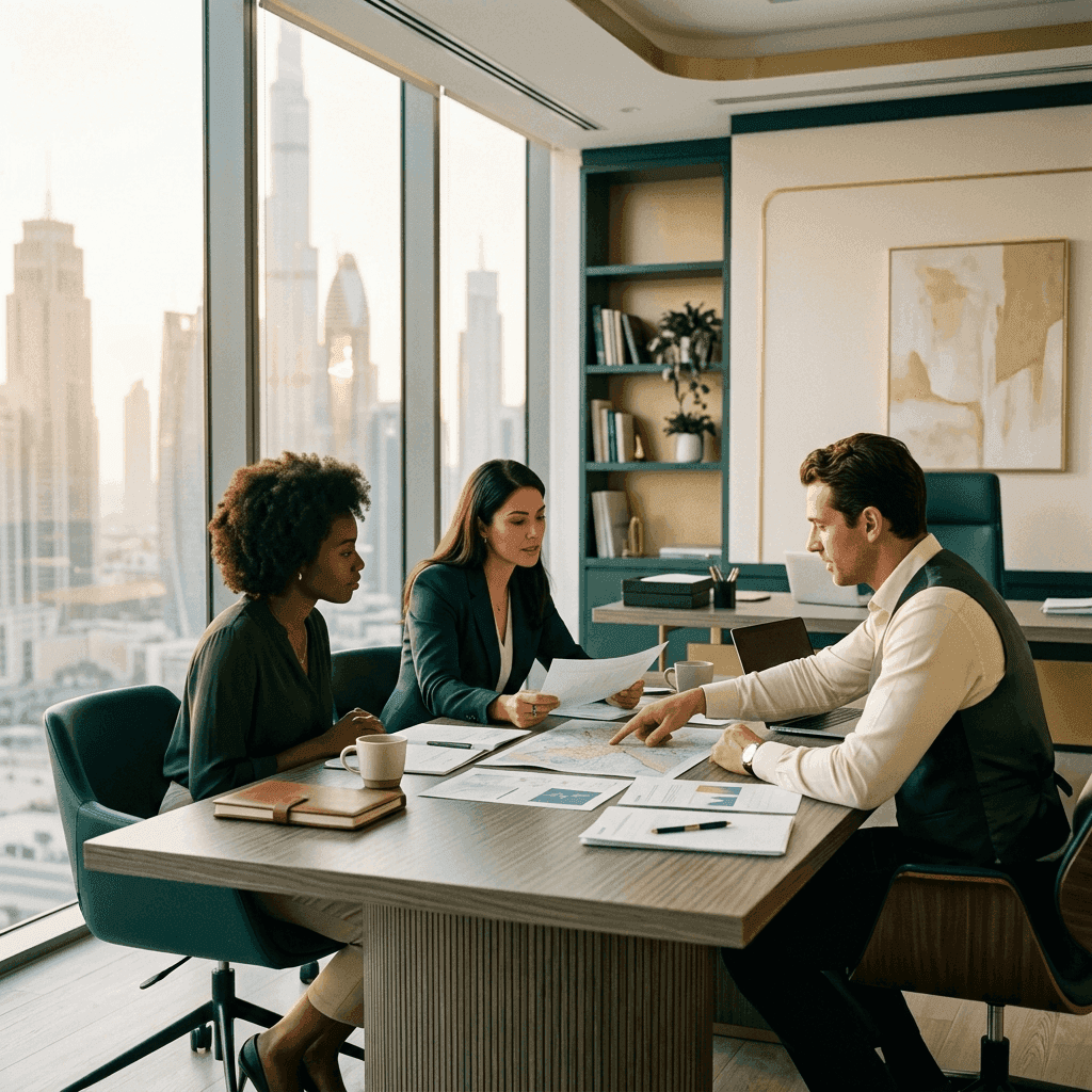 A premium business interior representing modern hospitality and commercial venues