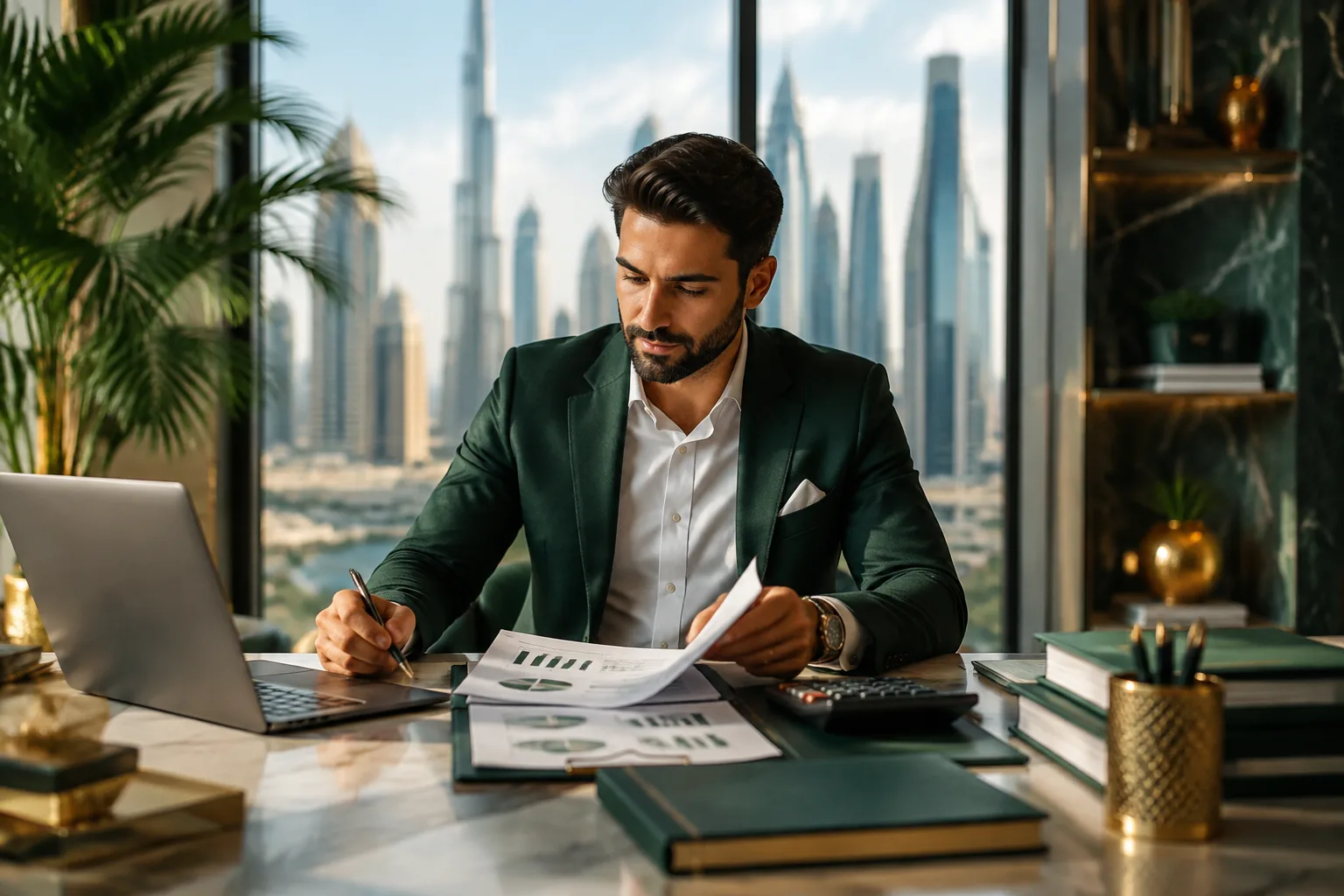 Corporate tax planning materials representing revenue growth and relief thresholds