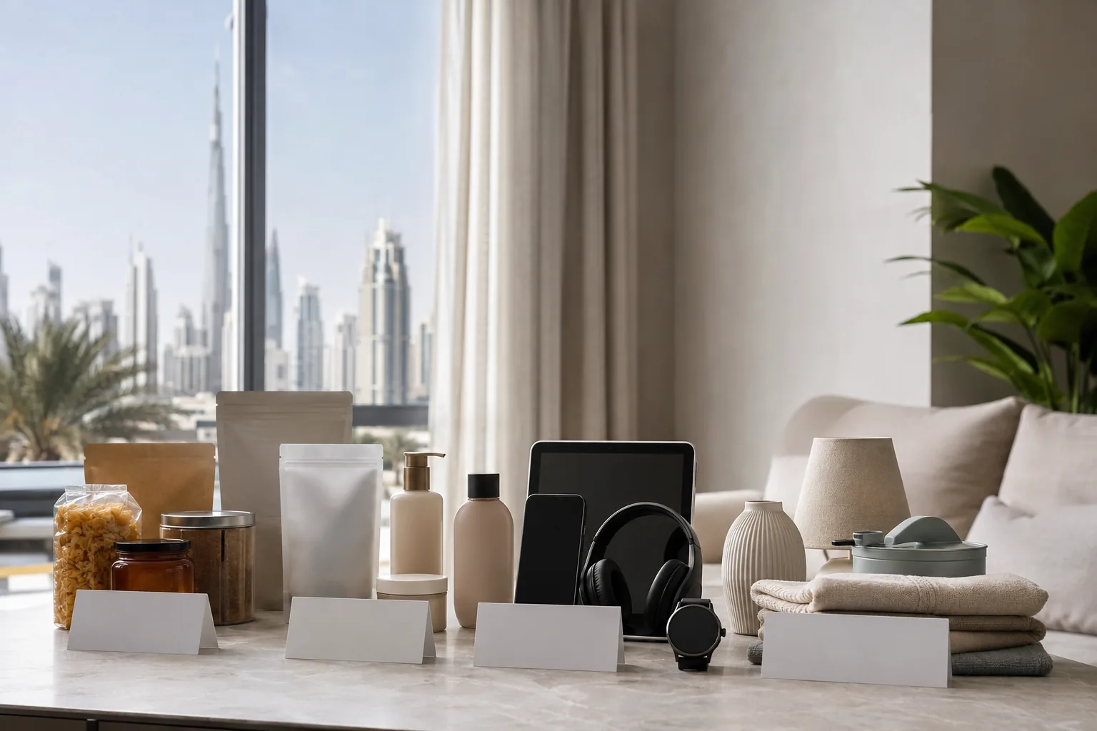 Product categories for a Dubai mainland trading licence